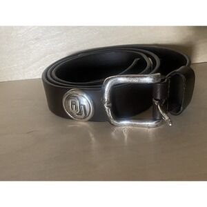 University If Oklahoma OU Men's Brown Genuine Leather 38 Belt Metal Logo
